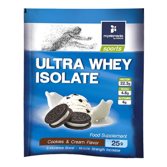 My Elements Sports Ultra Whey Isolate Cookies & Cream 25g