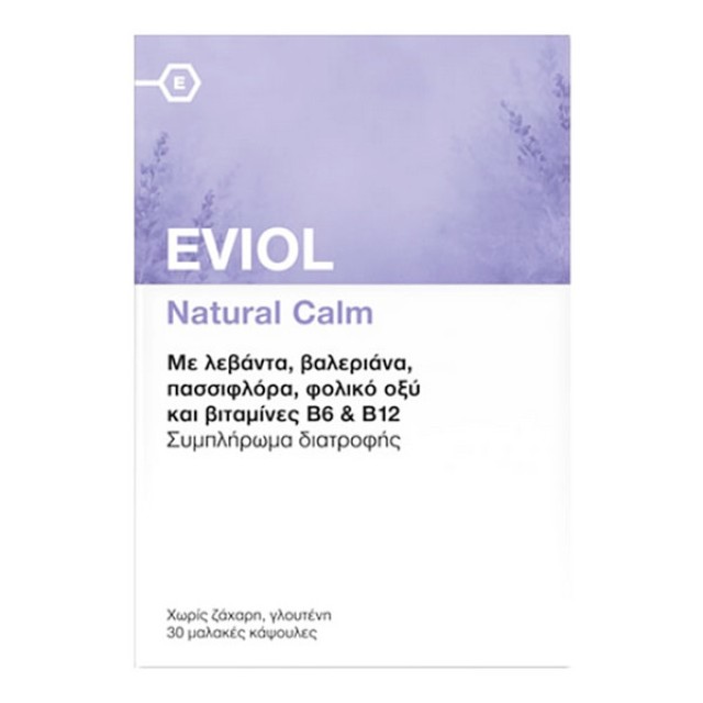 Eviol Natural Calm 30 μαλακές κάψουλες
