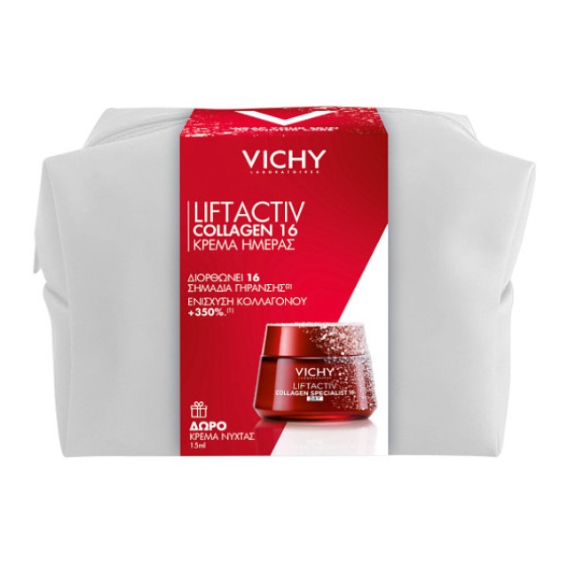 Vichy Liftactiv Collagen Specialist 16 Day Cream 50ml & Night Cream 15ml