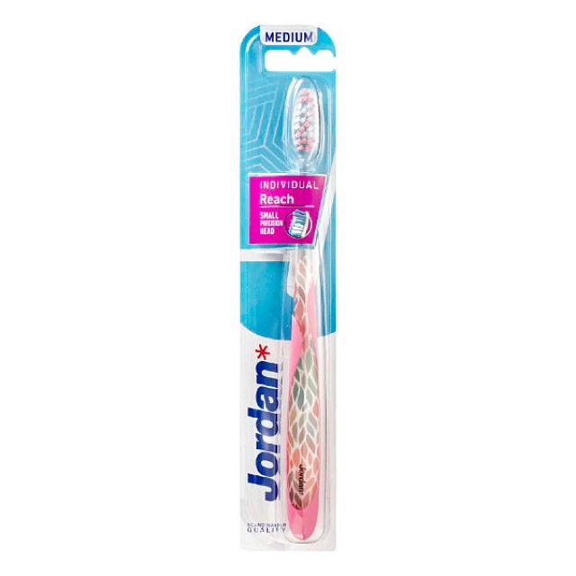 Jordan Individual Reach Toothbrush Medium 1 τεμάχιο