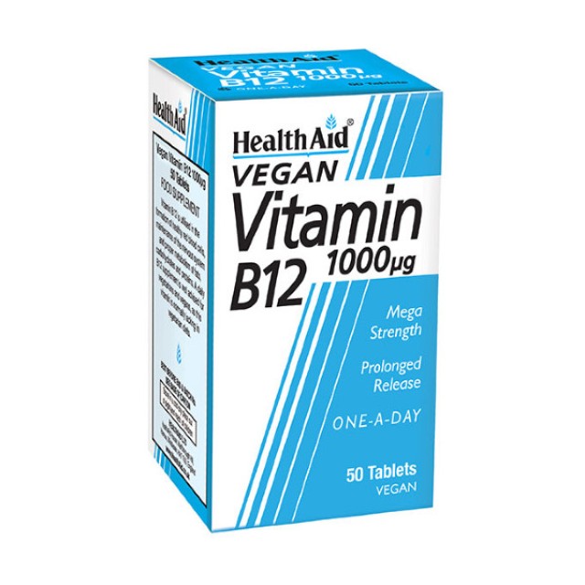 Health Aid Vitamin B12 1000μg 50 tablets