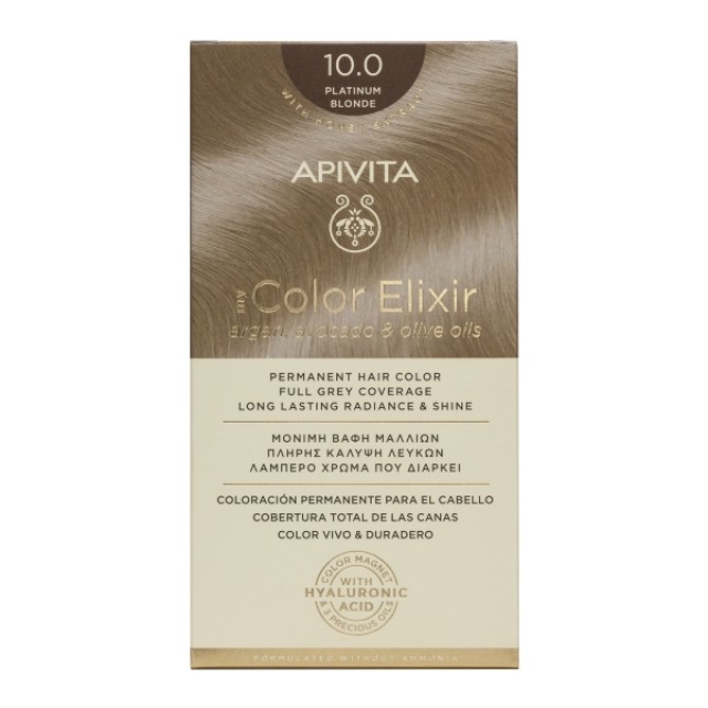 Apivita My Color Elixir Kit N10.0 Κατάξανθο 50ml & 75ml