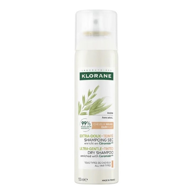 Klorane Avoine Dry Shampoo for Dark Hair 150ml