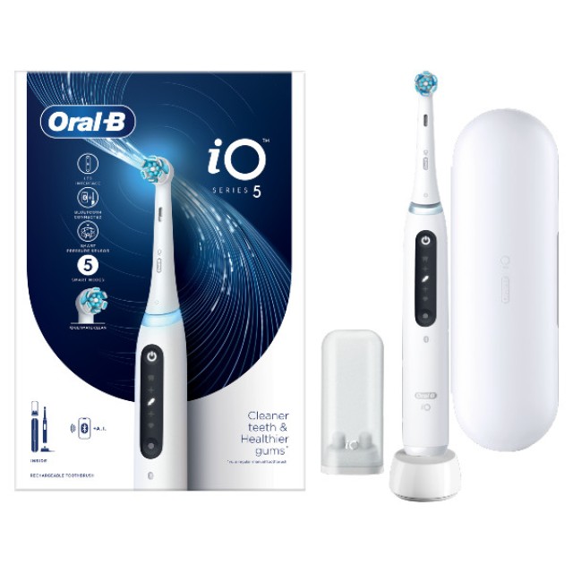 Oral-B iO Series 5 Magnetic White ηλεκτρική οδοντόβουρτσα