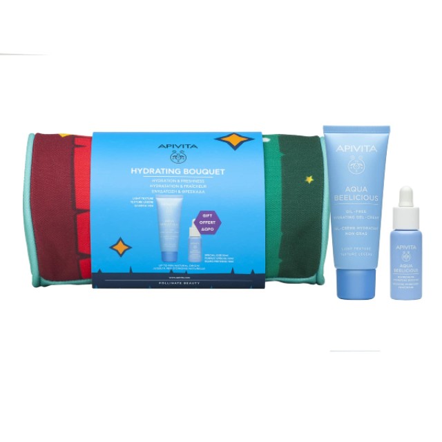 Apivita Aqua Beelicious Promo Hydrating Bouquet Κρέμα Gel Ελαφριάς Υφής 40ml & Booster 10ml