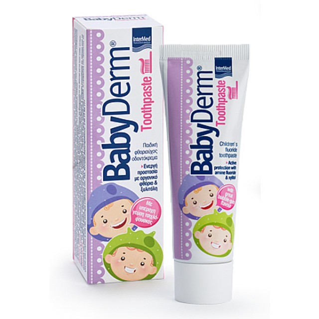 Intermed Babyderm Toothpaste 1000ppm with Bubblegum Flavor 50ml