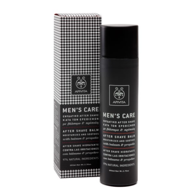 Apivita Men's Care Ενυδατικό After Shave Κατά Των Ερεθισμών 100ml