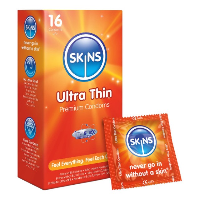 Skins Ultra Thin Condoms 16 τεμάχια