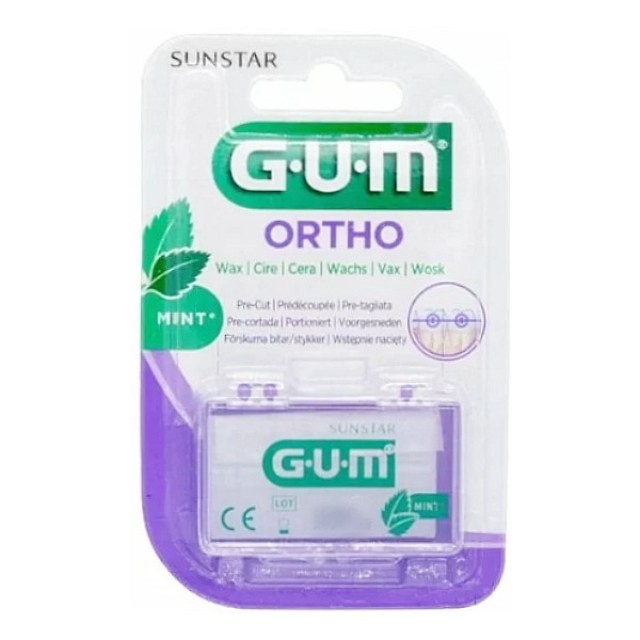 Gum Ortho Ορθοδοντικό Κερί γεύση Μέντα 1 τεμάχιο