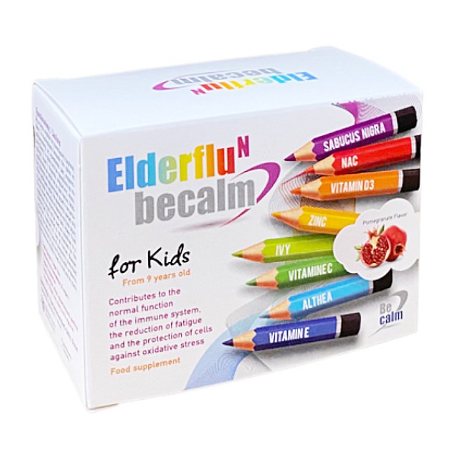 Becalm Elderflu N Kids 7 φακελίσκοι
