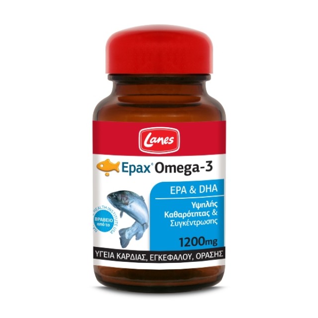 Lanes Epax Omega-3 1200mg 30Tabs