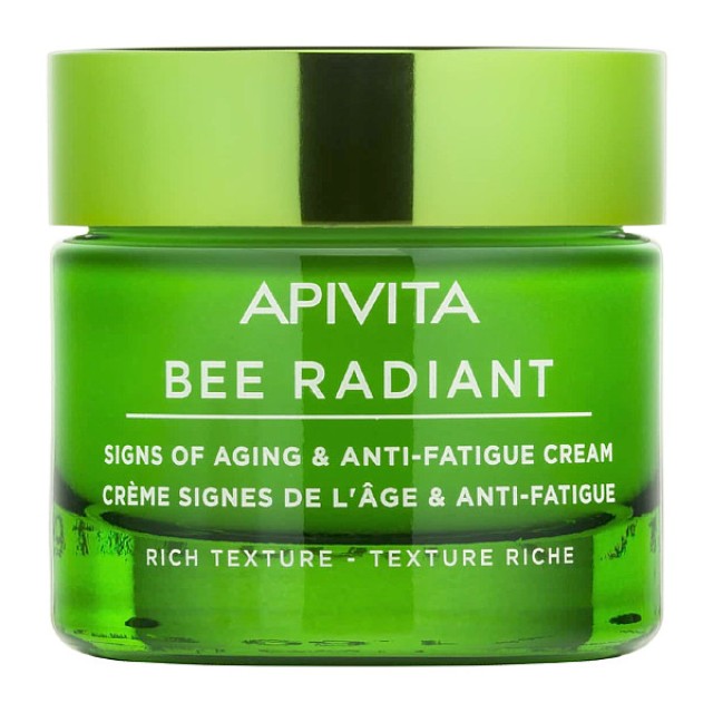 Apivita Bee Radiant Signs of Aging and Anti-Fatigue Cream Rich Texture 50ml