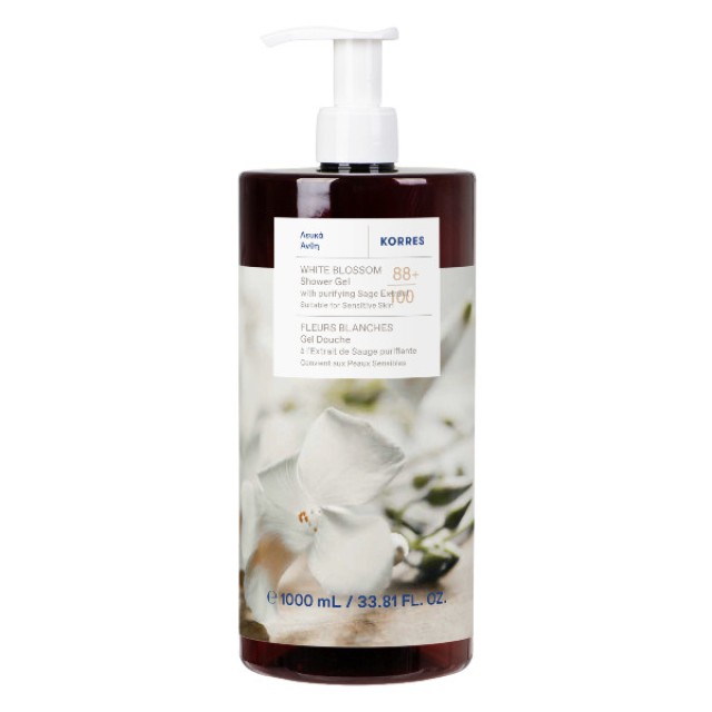 Korres White Blossom Shower Gel 1000ml