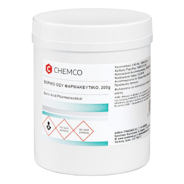 Chemco Pharmaceutical-Grade Boric Acid 200g