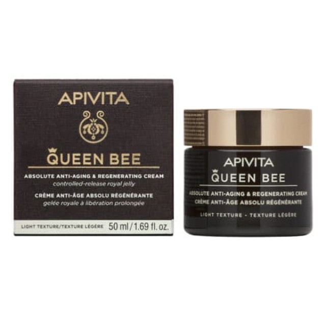 Apivita Queen Bee Absolute Antiaging & Regeneration Light Texture Cream 50ml