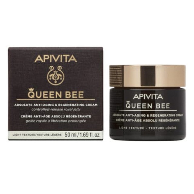 Apivita Queen Bee Κρέμα Απόλυτης Αντιγήρανσης & Αναγέννησης Ελαφριάς Υφής 50ml