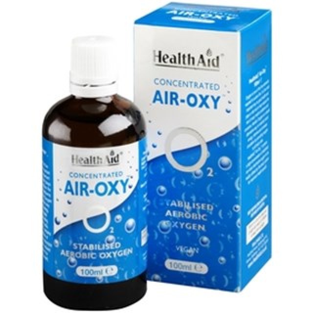 HEALTH AID AIR-OXY CONCENTRATED STABILISED AEROBIC OXYGEN VEGAN 100ml