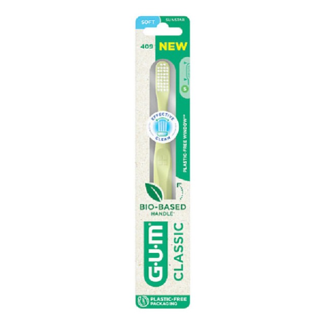 Gum Classic Toothbrush Soft Διάφορα Χρώματα 1 τεμάχιο