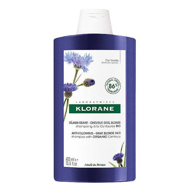 Klorane Centauree Shampoo for Silver Highlights with Centaure 400ml