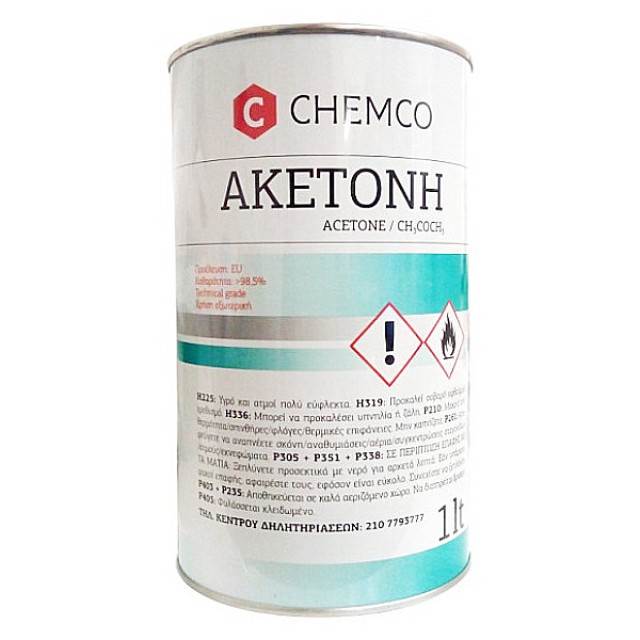 Chemco Φαρμακευτική Ακετόνη 1000ml