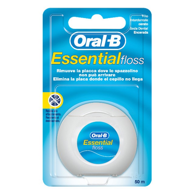 Oral-B Essential Floss Κηρωμένο 50m