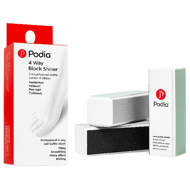 Podia Professional Nail Buffer 4 Sides 1 piece