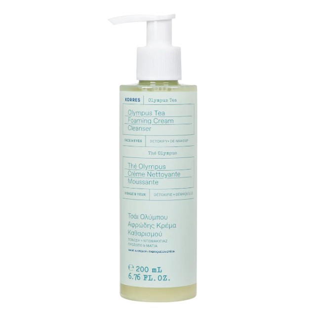 Korres Olympus Tea Foaming Cream Cleanser 200ml