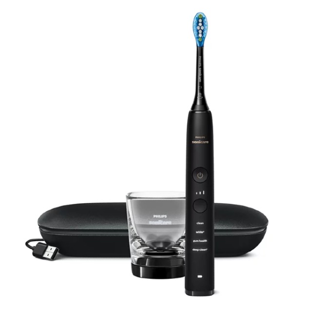 Philips Sonicare DiamondClean 9000 Black electric toothbrush