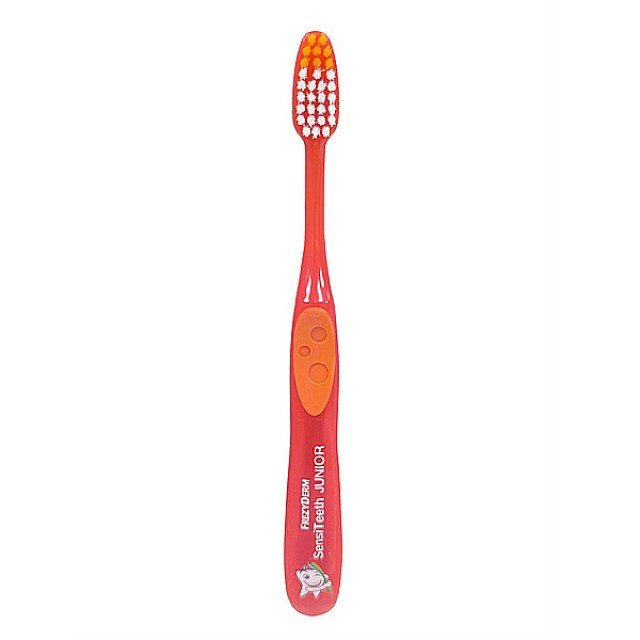 Frezyderm Sensiteeth Junior Toothbrush Soft Red 1 τεμάχιο
