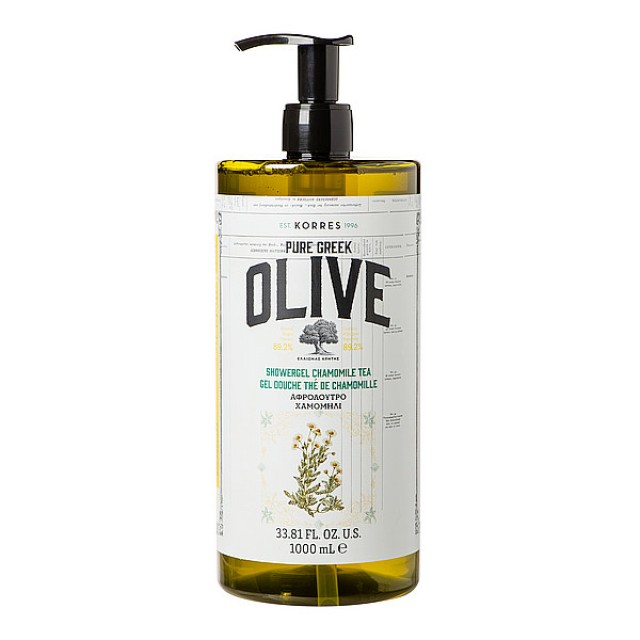 Korres Chamomile Olive of Crete Shower Gel 1000ml