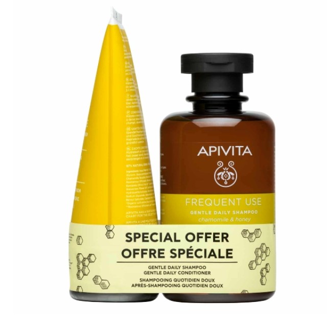 Apivita Frequent Use Promo Σαμπουάν 250ml & Κρέμα Καθημερινής Χρήσης 150ml