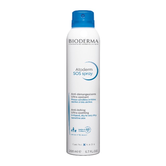 Bioderma Atoderm SOS Spray with Anti-itch Soothing Action 200ml