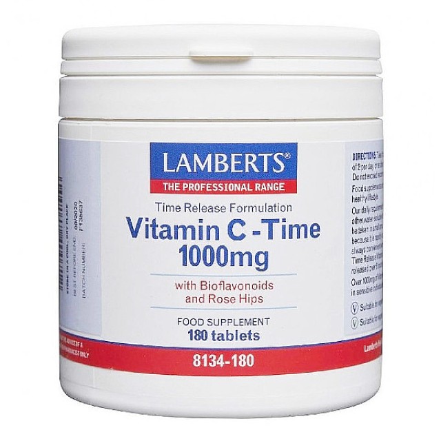 Lamberts Vitamin C Time Release 1000mg 180 ταμπλέτες