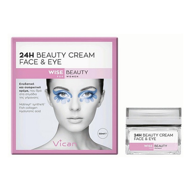 Vican Wise Beauty 24h Beauty Cream Face & Eye 50ml
