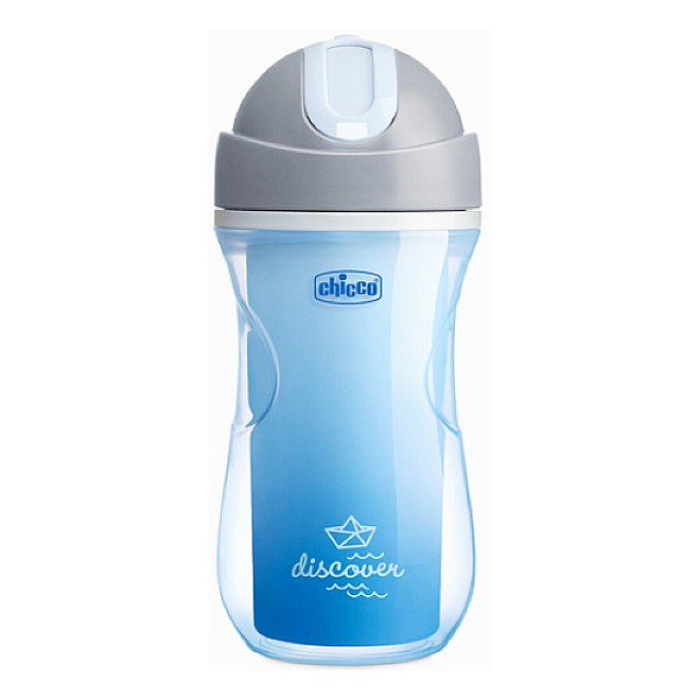 Chicco Κύπελλο Sport με Καλαμάκι Σιέλ 14m+ 266ml