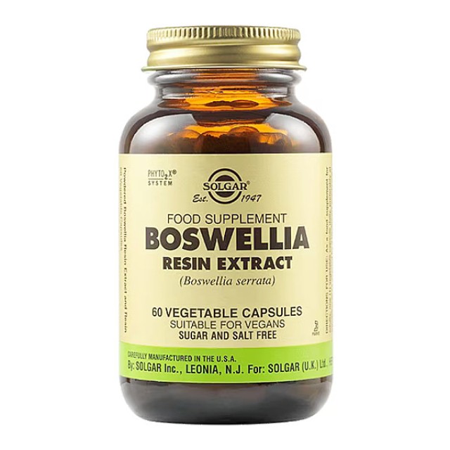 Solgar Boswellia Resin Extract 60 capsules