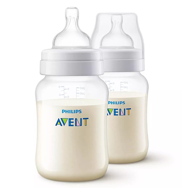 Philips Avent Μπιμπερό Κατά Των Κολικών 1m+ 2x260ml