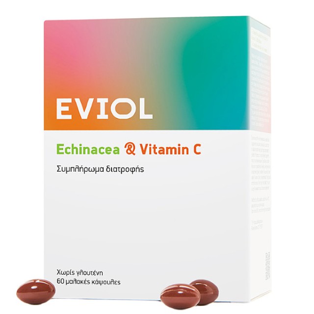 Eviol Echinacea and Vitamin C 60 μαλακές κάψουλες