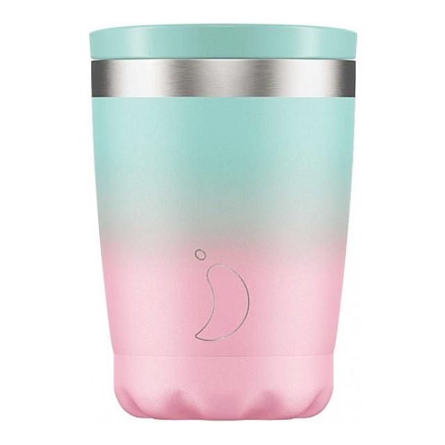 Chilly's Reusable Coffee Cup Gradient Edition Pastel 340ml