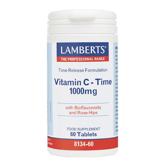 Lamberts Vitamin C Time Release 1000mg 60 ταμπλέτες