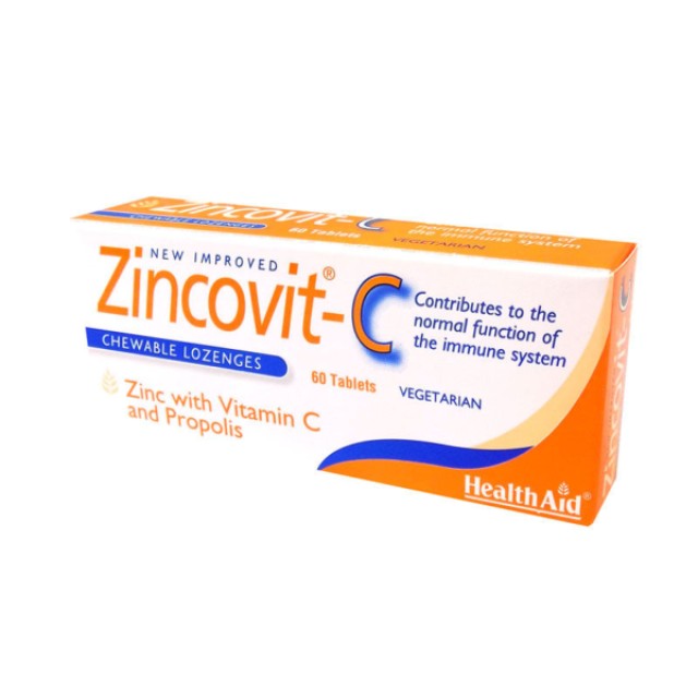 Health Aid Zincovit C 60 ταμπλέτες