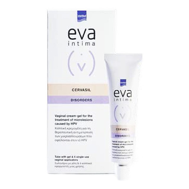 Intermed Eva Intima Cervasil Disorders gel tube & 6 vaginal applicators