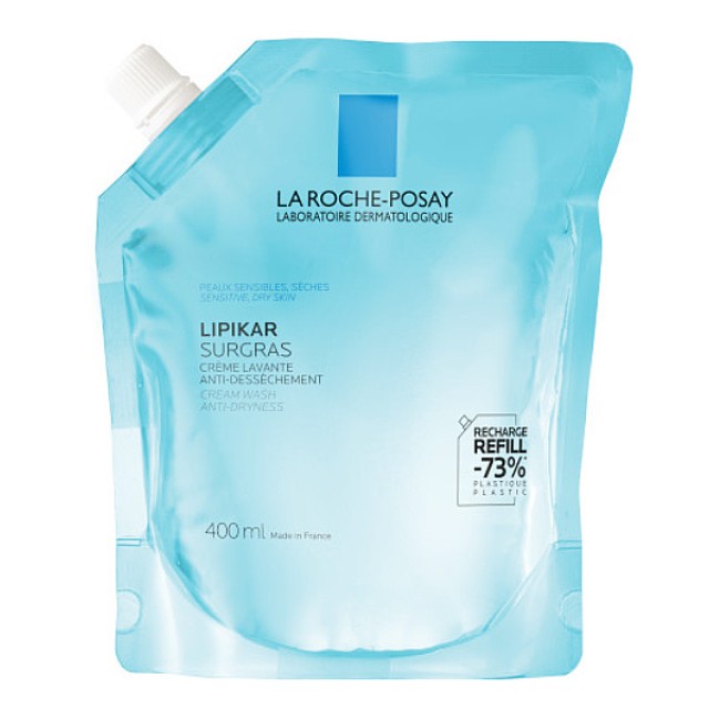 La Roche-Posay Lipikar Surgras Anti-Dryness Cream Wash Refill 400ml