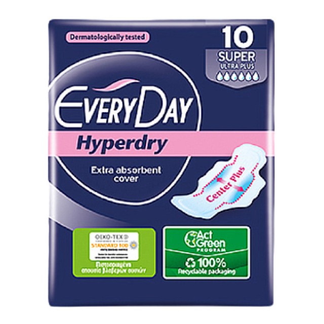 EveryDay Hyperdry Super Ultra Plus 10 τεμάχια