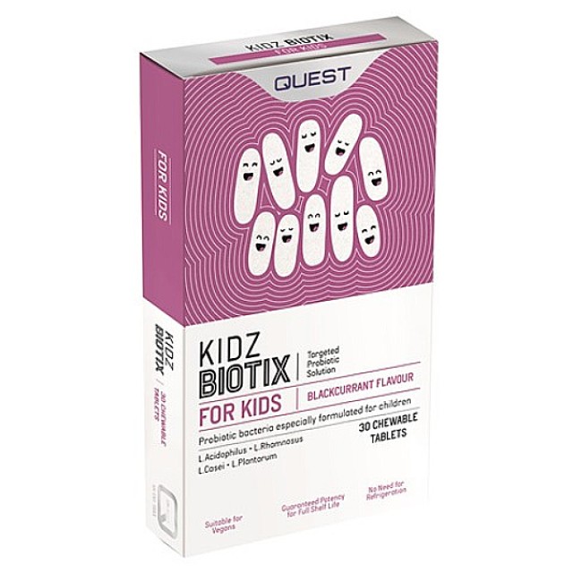 Quest KidzBiotix 30 chewable tablets
