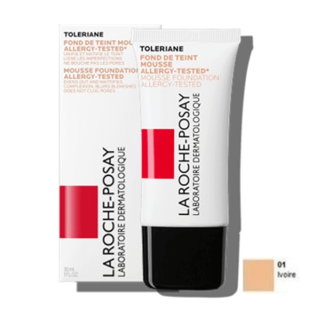 La Roche Posay Toleriane Mousse Foundation SPF20 01 Ivory 30ml