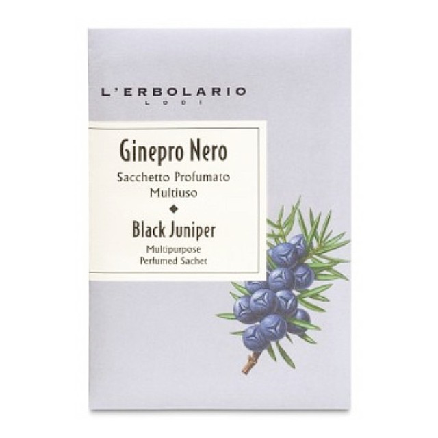 L'Erbolario Ginepro Nero Αρωματικά Σακουλάκια για Συρτάρια 1 τεμάχιο