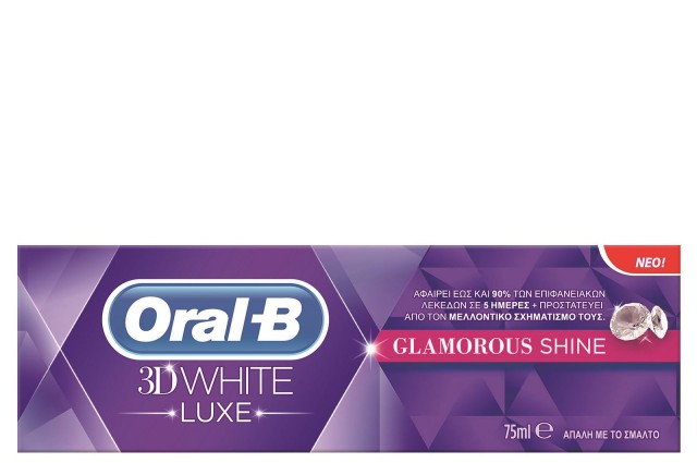 ORAL-B 3D WHITE LUXE GLAMOUR SHINE 75ML