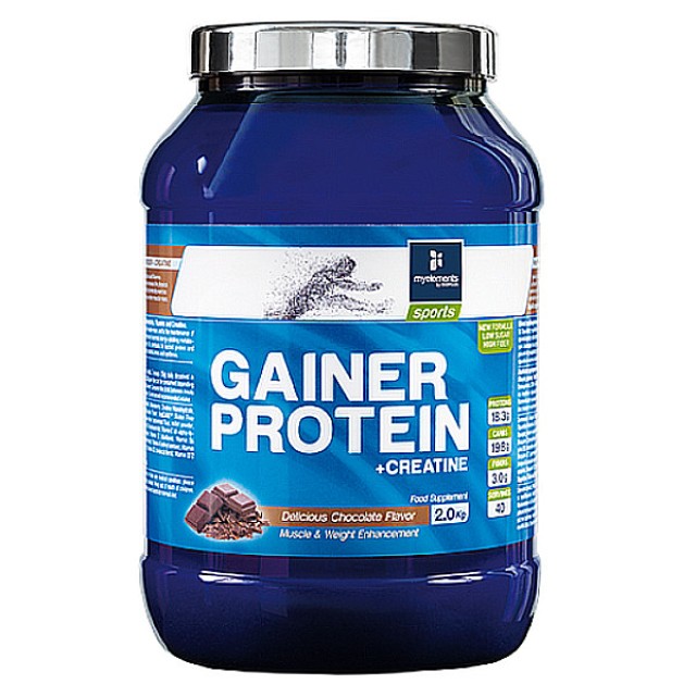 My Elements Sports Gainer Protein Powder + Creatine Με Γεύση Σοκολάτα 2000g