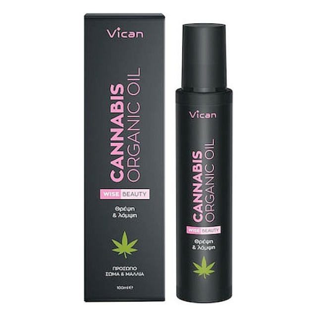 Vican Wise Beauty Cannabis Organic Oil 100ml